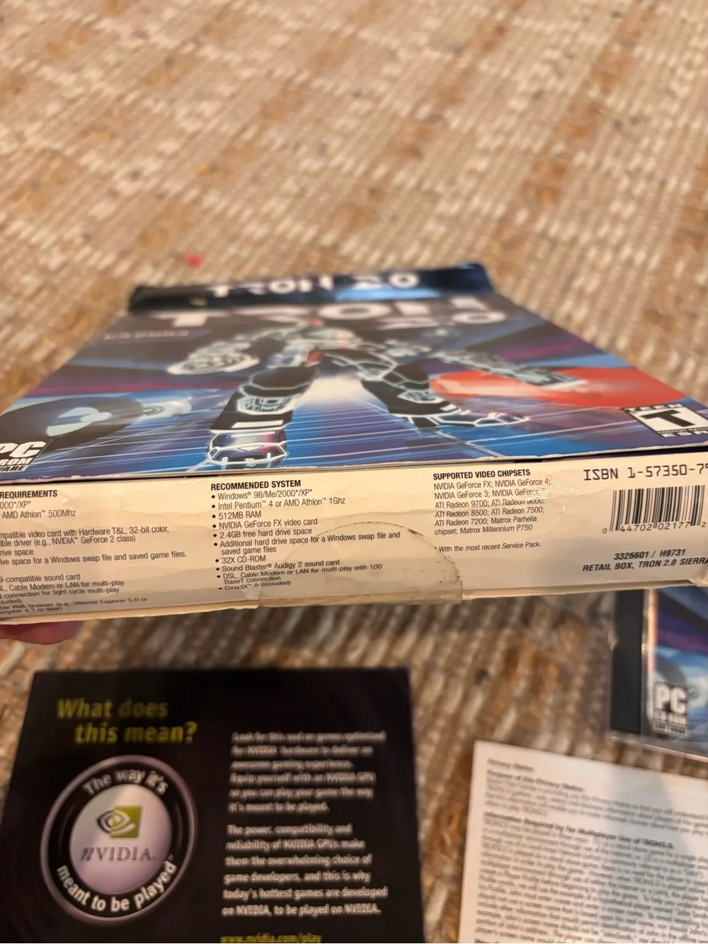 TRON 2.0 Big Box PC Game (2003) - Complete In Box CIB Clean Discs